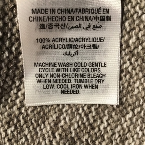 NWT Karen Scott Macys 0X Pointelle Open Cardigan - Picture 3 of 3